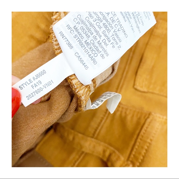 NEW Madewell 9” Mid Rise Skinny Leg Button Front Garment Dyed Jeans - Picture 13 of 14